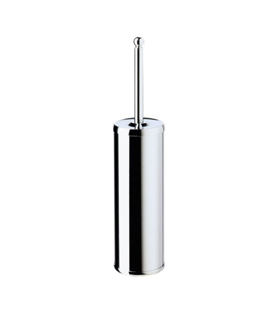 Smedbo Villa Polished Chrome Free Standing Toilet Brush & Container